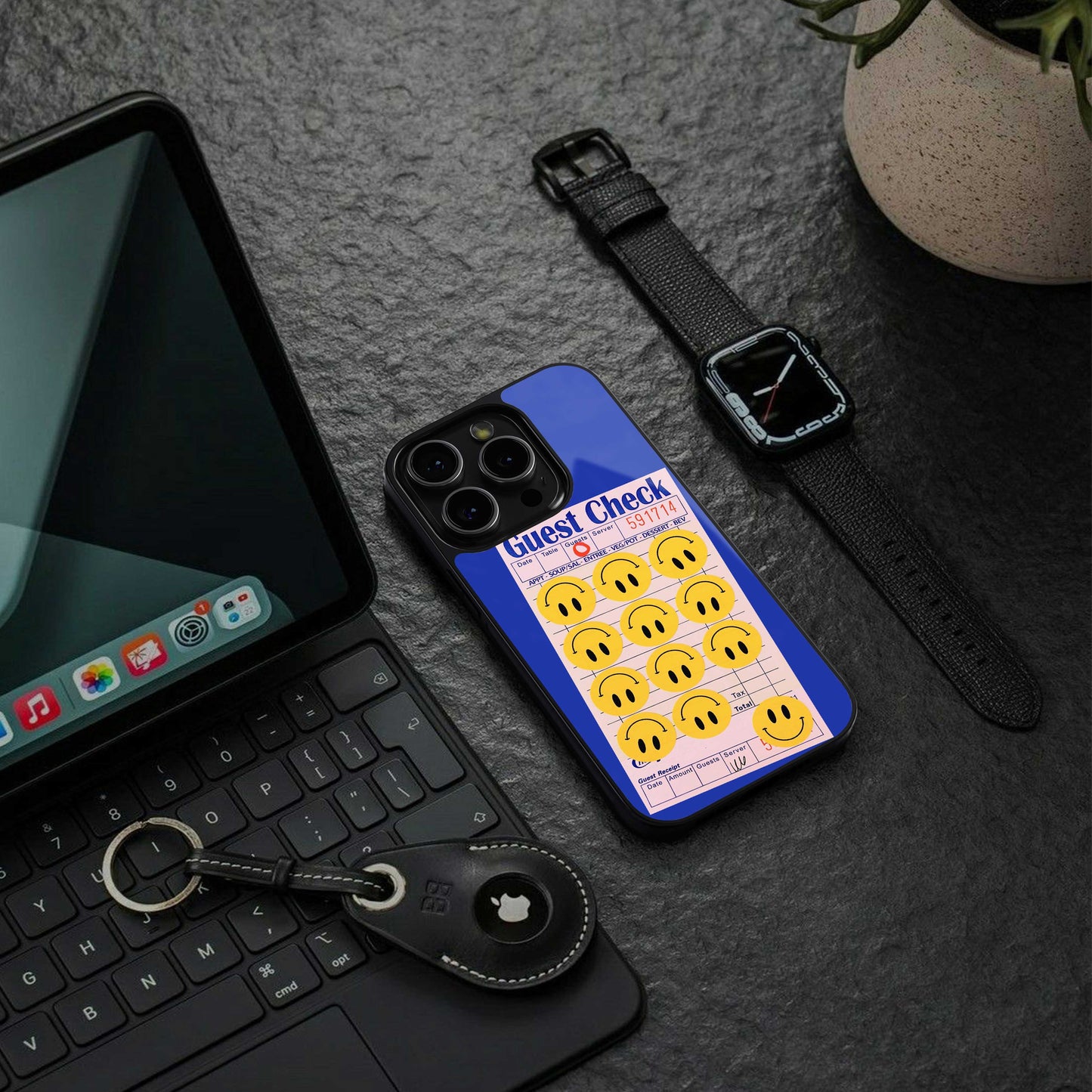 happy meals back phone cover | glass case for samsung galaxy s24 plus