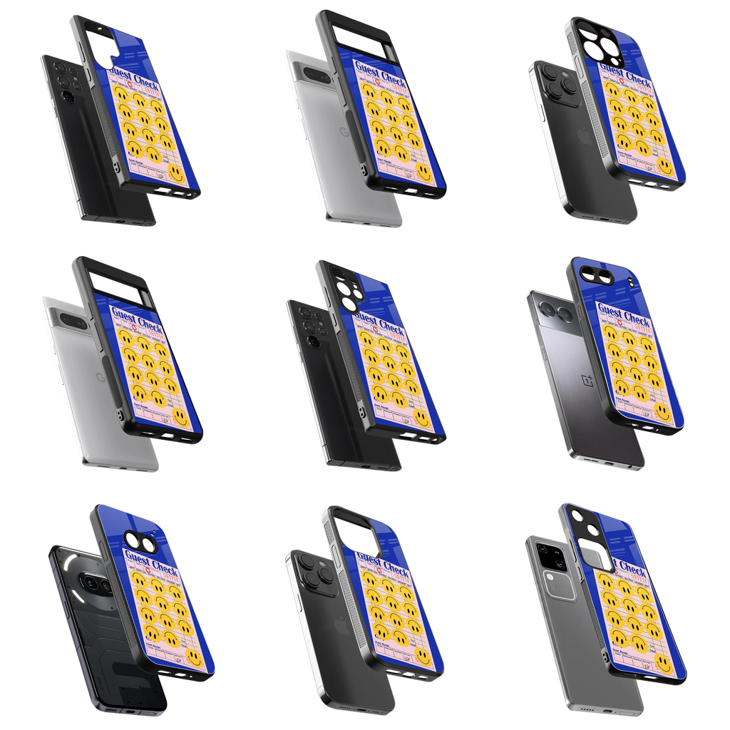 Durable Glass Back Mobile Case for iPhone, Samsung, OnePlus, Google Pixel, Redmi, Vivo, Oppo