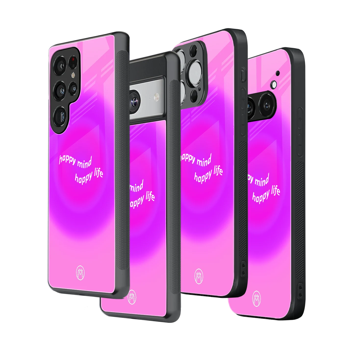 Stylish Glass Back Case for All Smartphones – iPhone, Samsung, OnePlus, Pixel, Redmi, Oppo, Vivo, Motorola