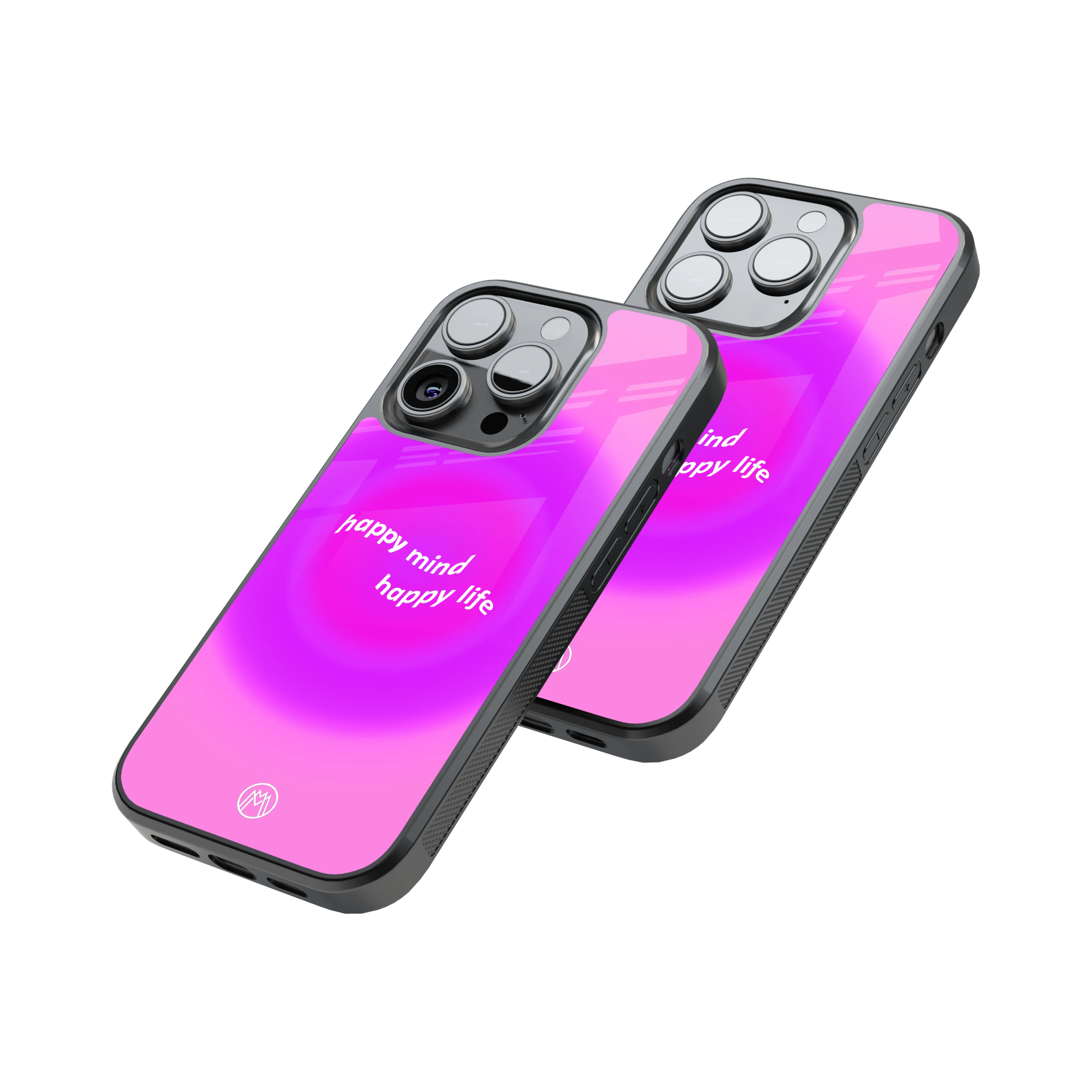 Protective Glass Back Phone Case Compatible with iPhone, Samsung, OnePlus, Pixel & More