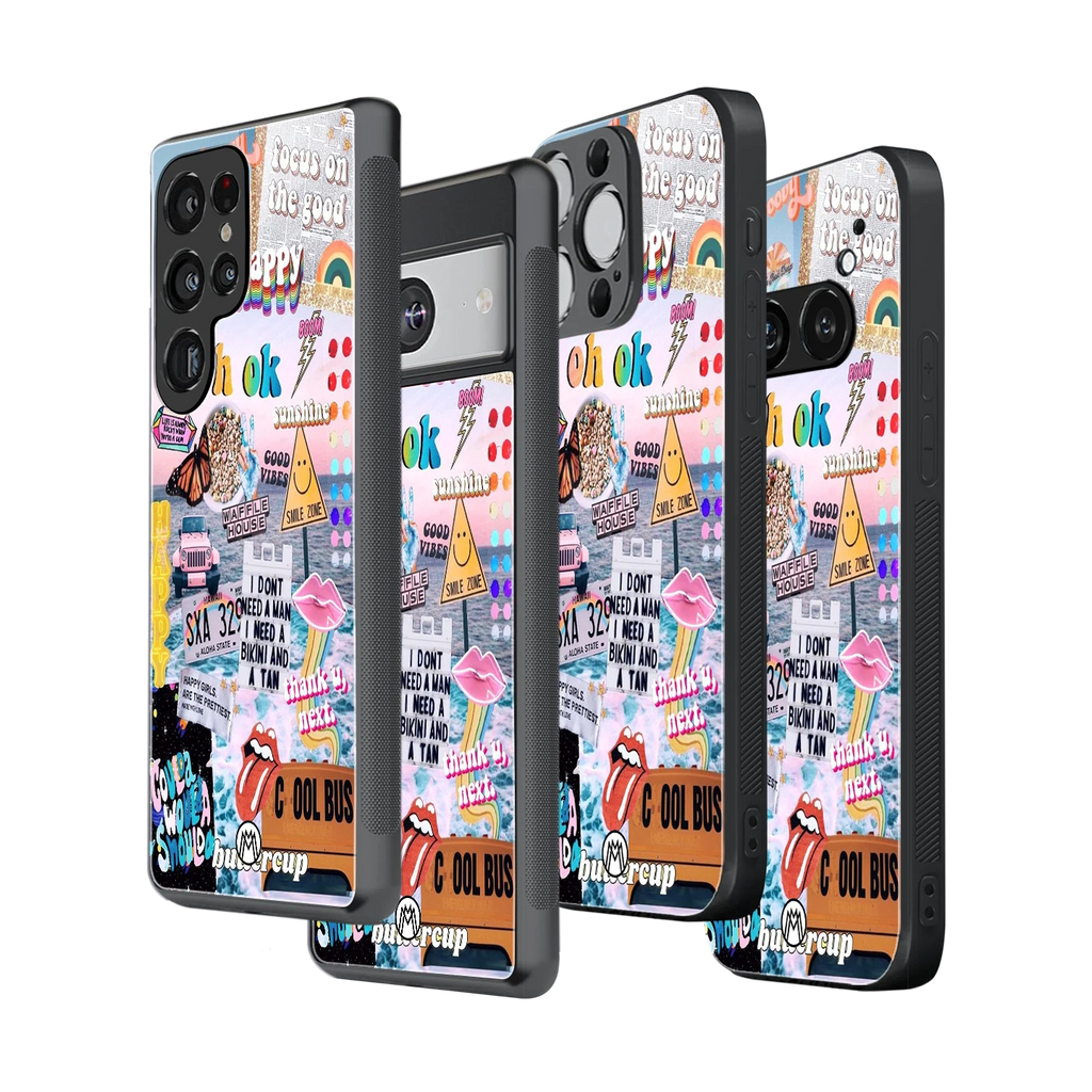 Stylish Glass Back Case for All Smartphones – iPhone, Samsung, OnePlus, Pixel, Redmi, Oppo, Vivo, Motorola