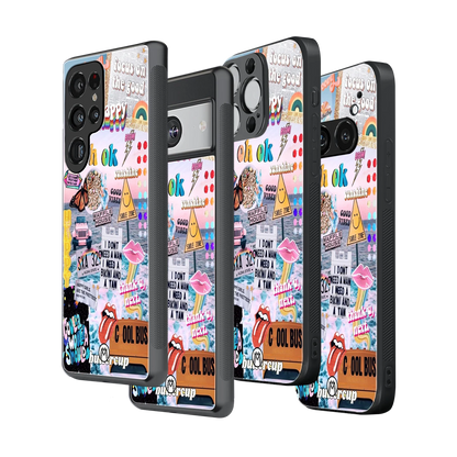 Stylish Glass Back Case for All Smartphones – iPhone, Samsung, OnePlus, Pixel, Redmi, Oppo, Vivo, Motorola