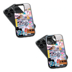 Trendy Glass Back Mobile Case for iPhone, Samsung, Redmi, OnePlus, Google Pixel, Motorola