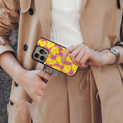 happy trip back phone cover | glass case for iphone 13 pro max