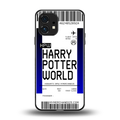 harry potter hogwarts boarding pass ticket back phone cover | glass case for nothing phone 1