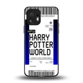 harry potter hogwarts boarding pass ticket back phone cover | glass case for nothing phone 2