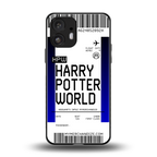 harry potter hogwarts boarding pass ticket back phone cover | glass case for nothing phone 2
