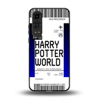 harry potter hogwarts boarding pass ticket back phone cover | glass case for oneplus nord ce 4 lite