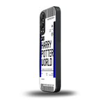 harry potter hogwarts boarding pass ticket back phone cover | glass case for oneplus nord ce 4 lite