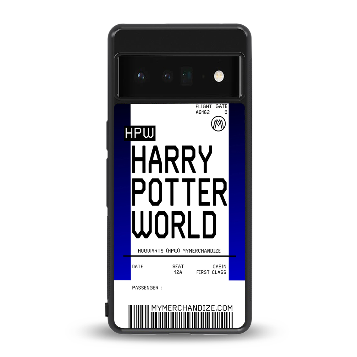 harry potter hogwarts boarding pass ticket back phone cover | glass case for google pixel 6 pro