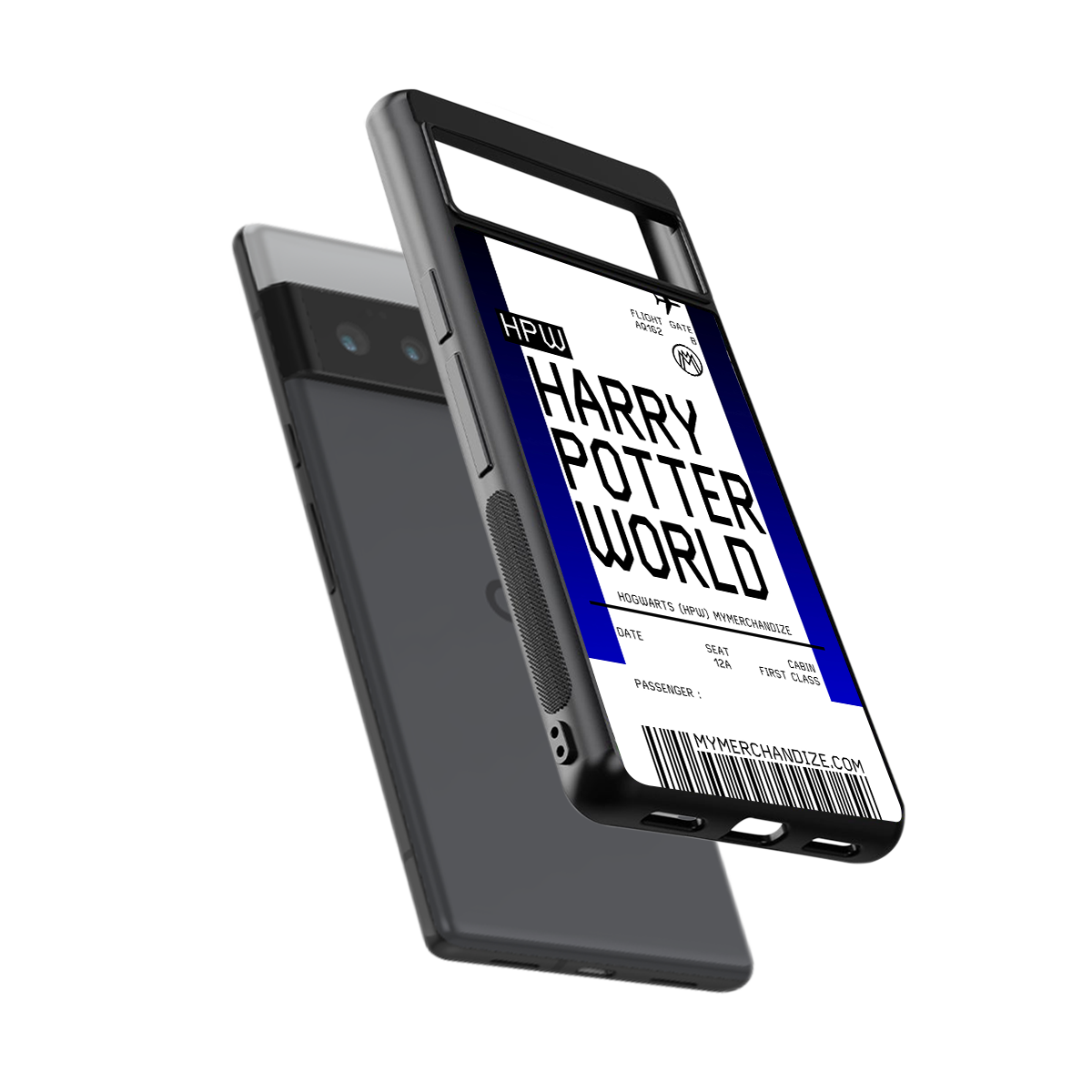 harry potter hogwarts boarding pass ticket back phone cover | glass case for google pixel 6 pro