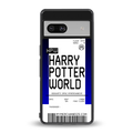harry potter hogwarts boarding pass ticket back phone cover | glass case for Google Pixel 7