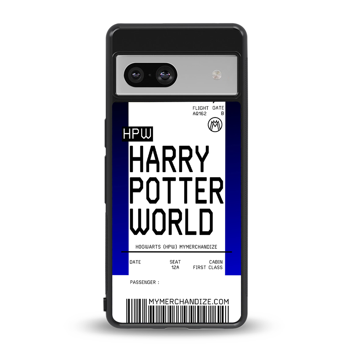 harry potter hogwarts boarding pass ticket back phone cover | glass case for Google Pixel 7A