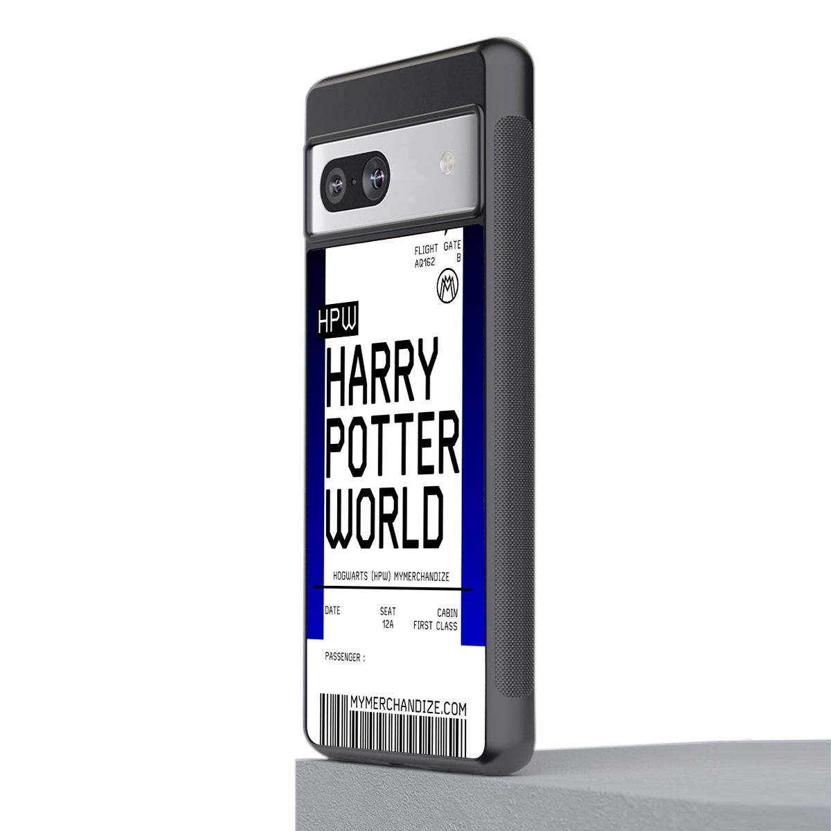 harry potter hogwarts boarding pass ticket back phone cover | glass case for Google Pixel 7A
