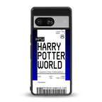 harry potter hogwarts boarding pass ticket back phone cover | glass case for Google Pixel 8