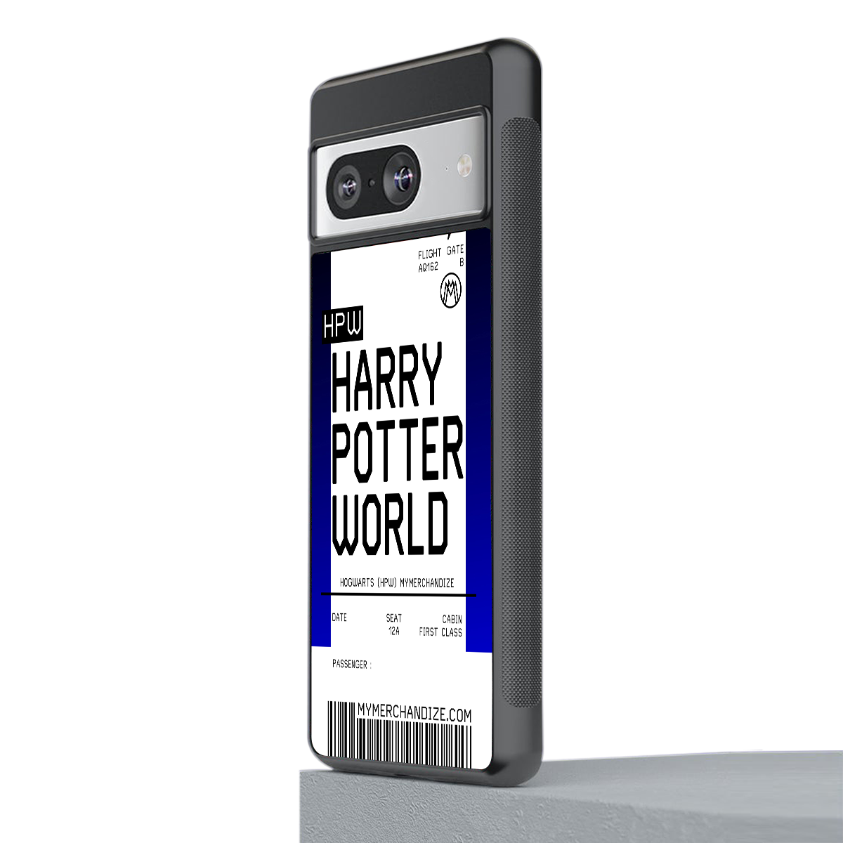 harry potter hogwarts boarding pass ticket back phone cover | glass case for Google Pixel 8