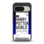 harry potter hogwarts boarding pass ticket back phone cover | glass case for google pixel 9