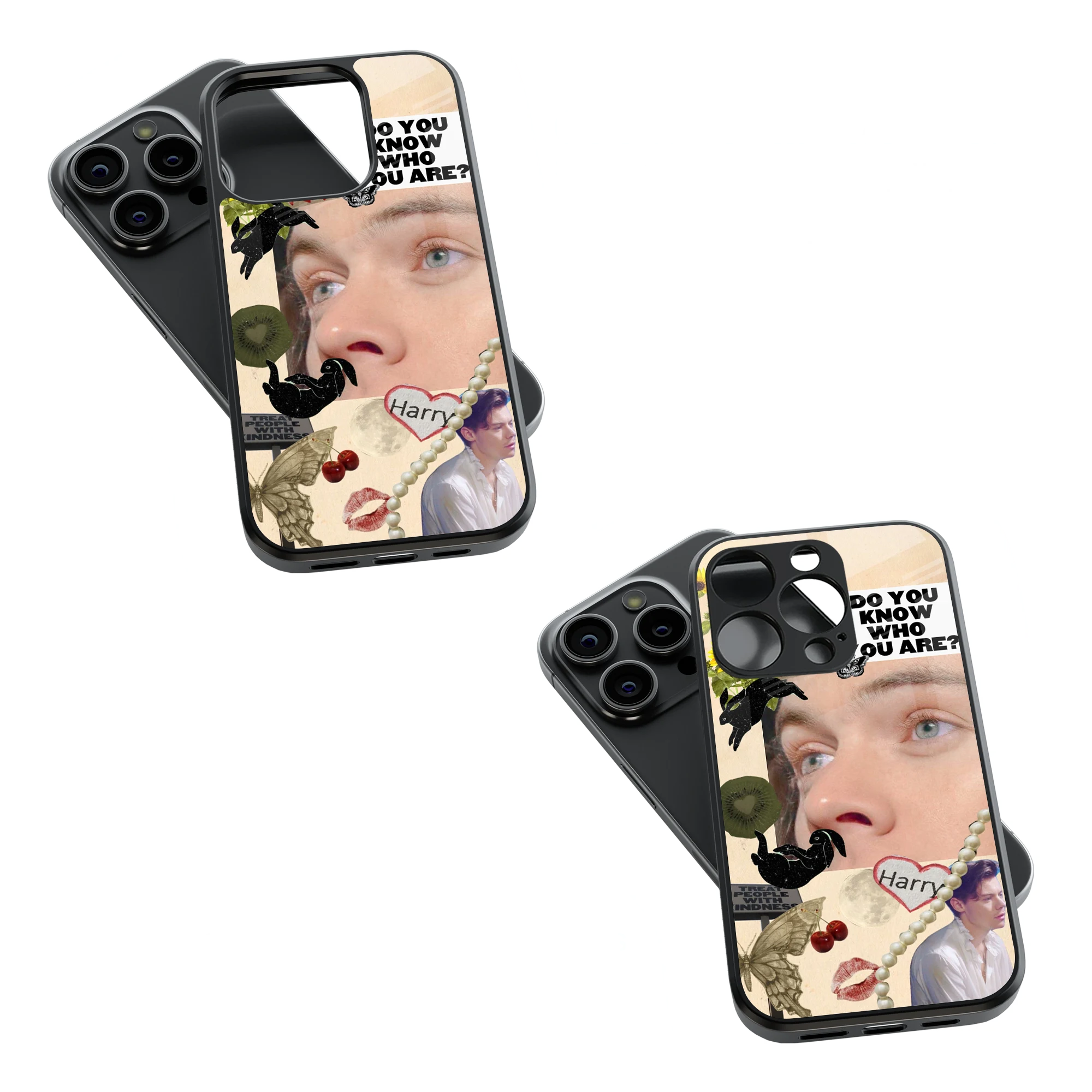 Trendy Glass Back Mobile Case for iPhone, Samsung, Redmi, OnePlus, Google Pixel, Motorola
