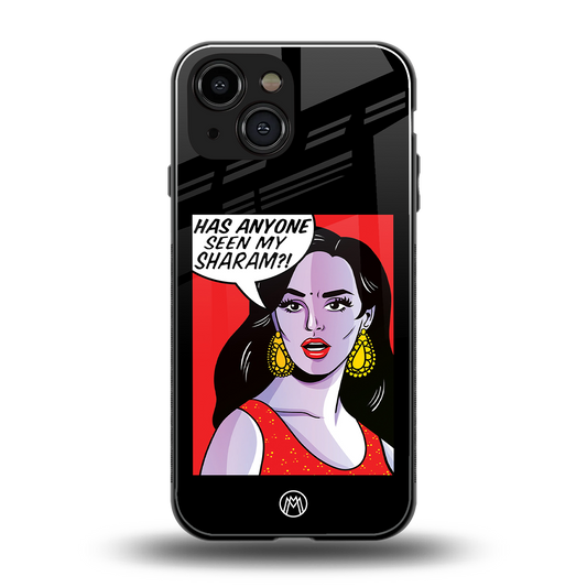 has anyone seen my sharam back phone cover | glass case for iphone 13 mini