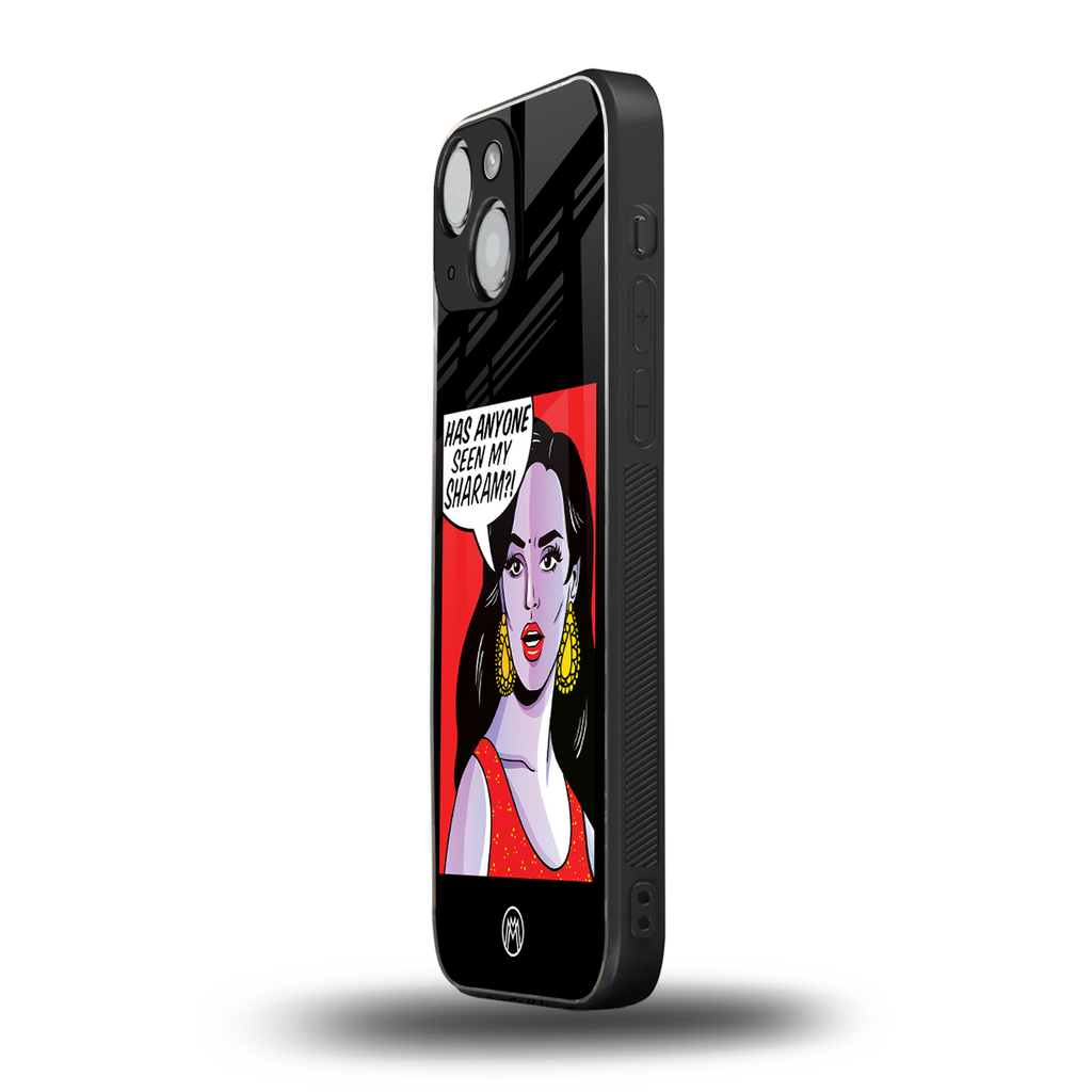 has anyone seen my sharam back phone cover | glass case for iphone 13 mini