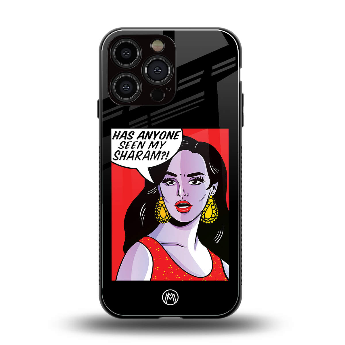 has anyone seen my sharam back phone cover | glass case for iphone 13 pro max