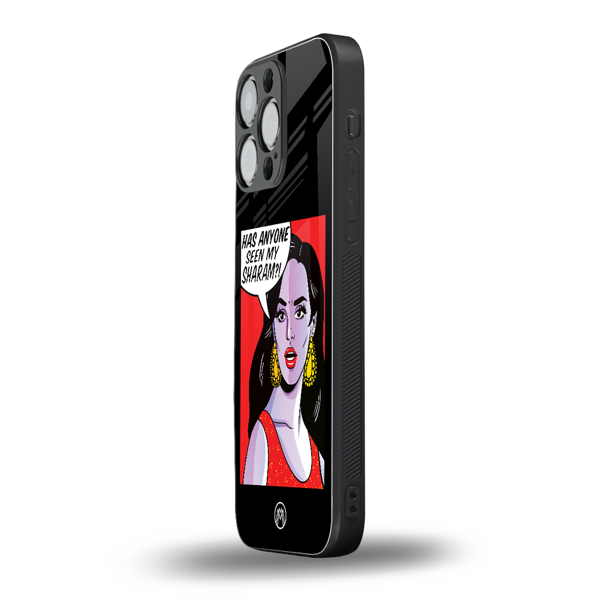 has anyone seen my sharam back phone cover | glass case for iphone 13 pro max