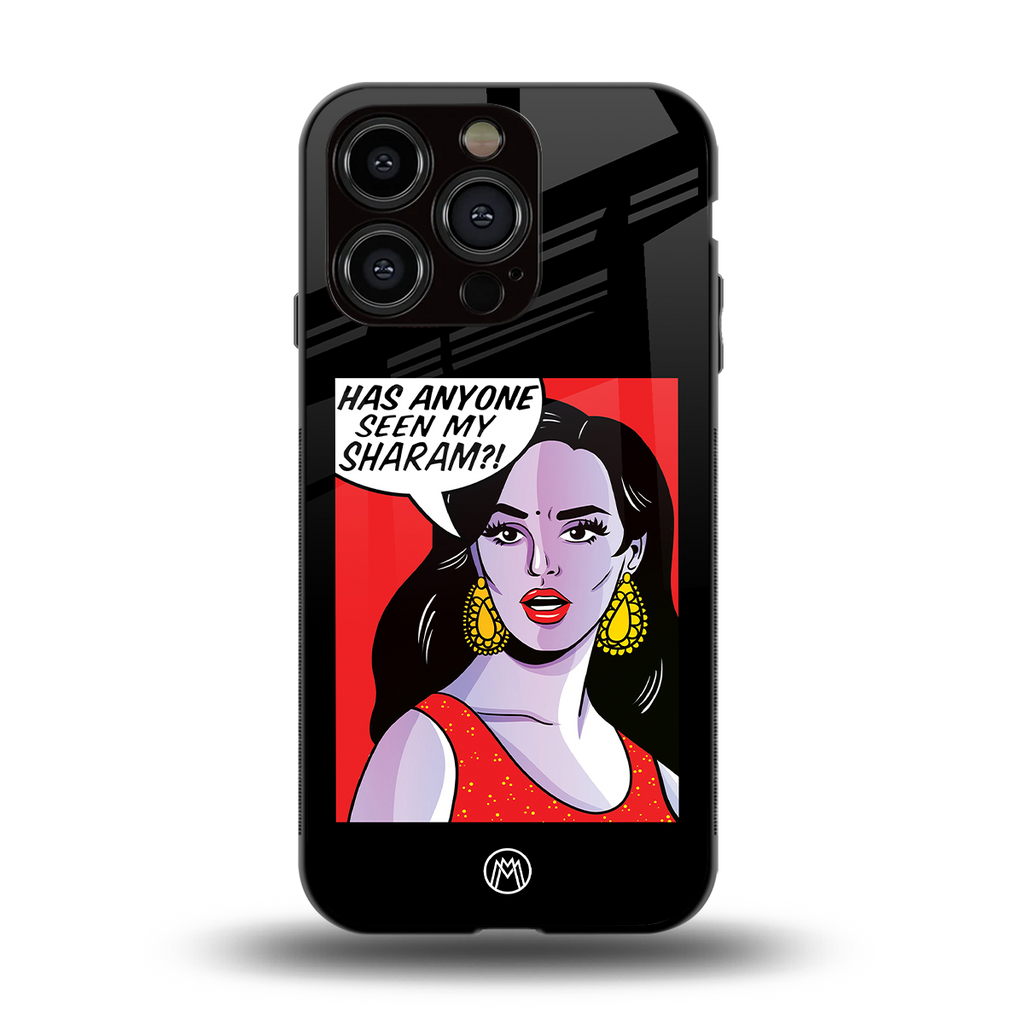 has anyone seen my sharam back phone cover | glass case for iphone 13 pro