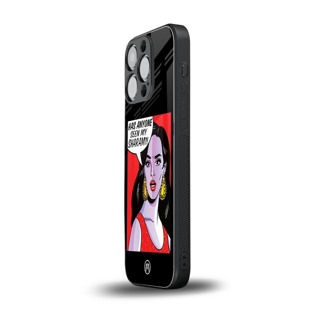 has anyone seen my sharam back phone cover | glass case for iphone 13 pro