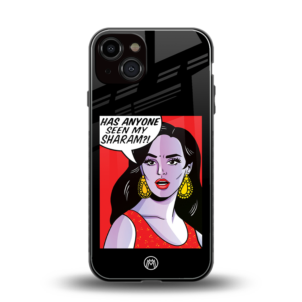 has anyone seen my sharam back phone cover | glass case for iphone 13