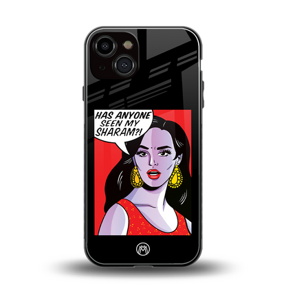 has anyone seen my sharam back phone cover | glass case for iphone 13