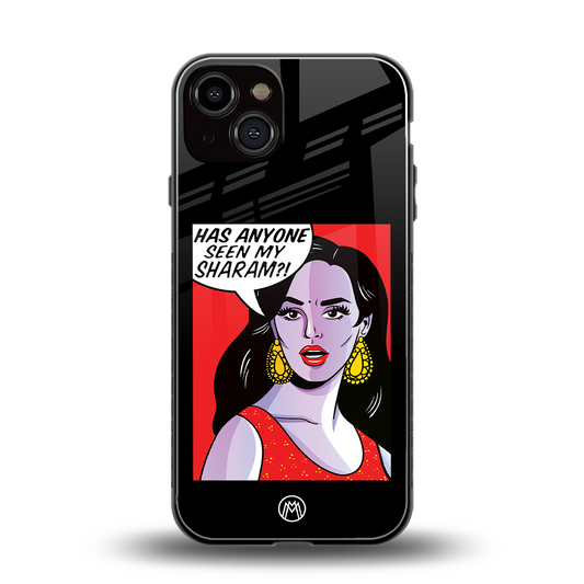 has anyone seen my sharam back phone cover | glass case for iphone 13