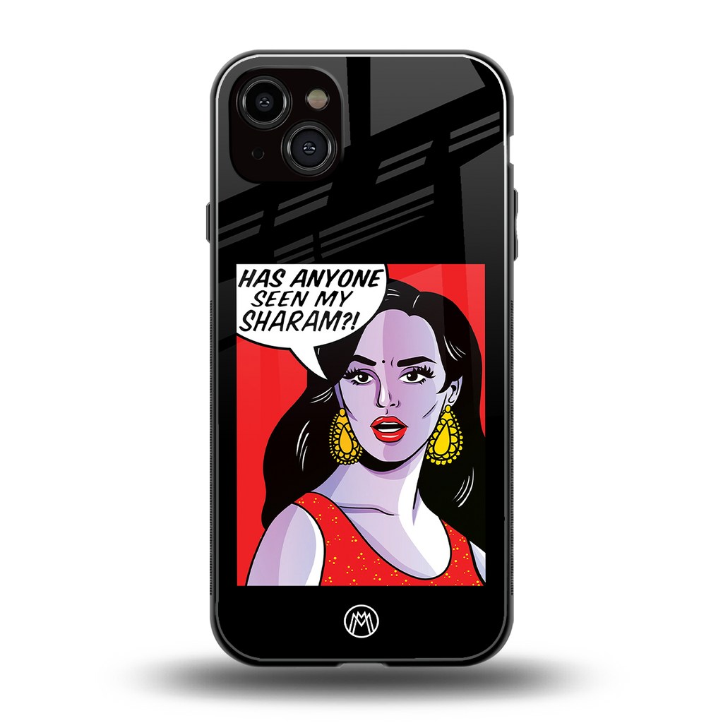 has anyone seen my sharam back phone cover | glass case for iphone 14 plus