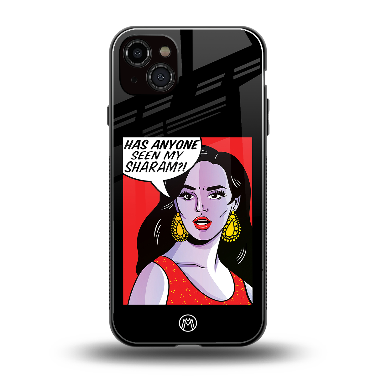 has anyone seen my sharam back phone cover | glass case for iphone 14 plus