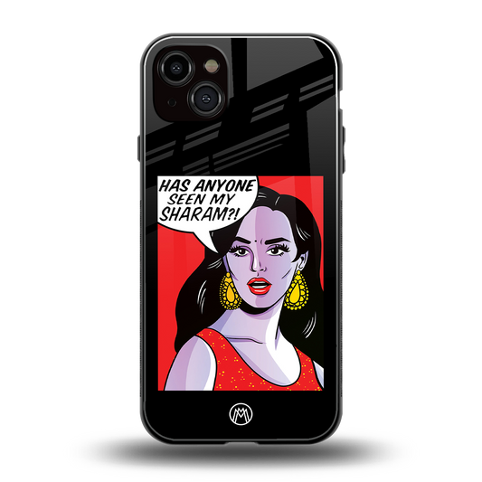 has anyone seen my sharam back phone cover | glass case for iphone 14 plus