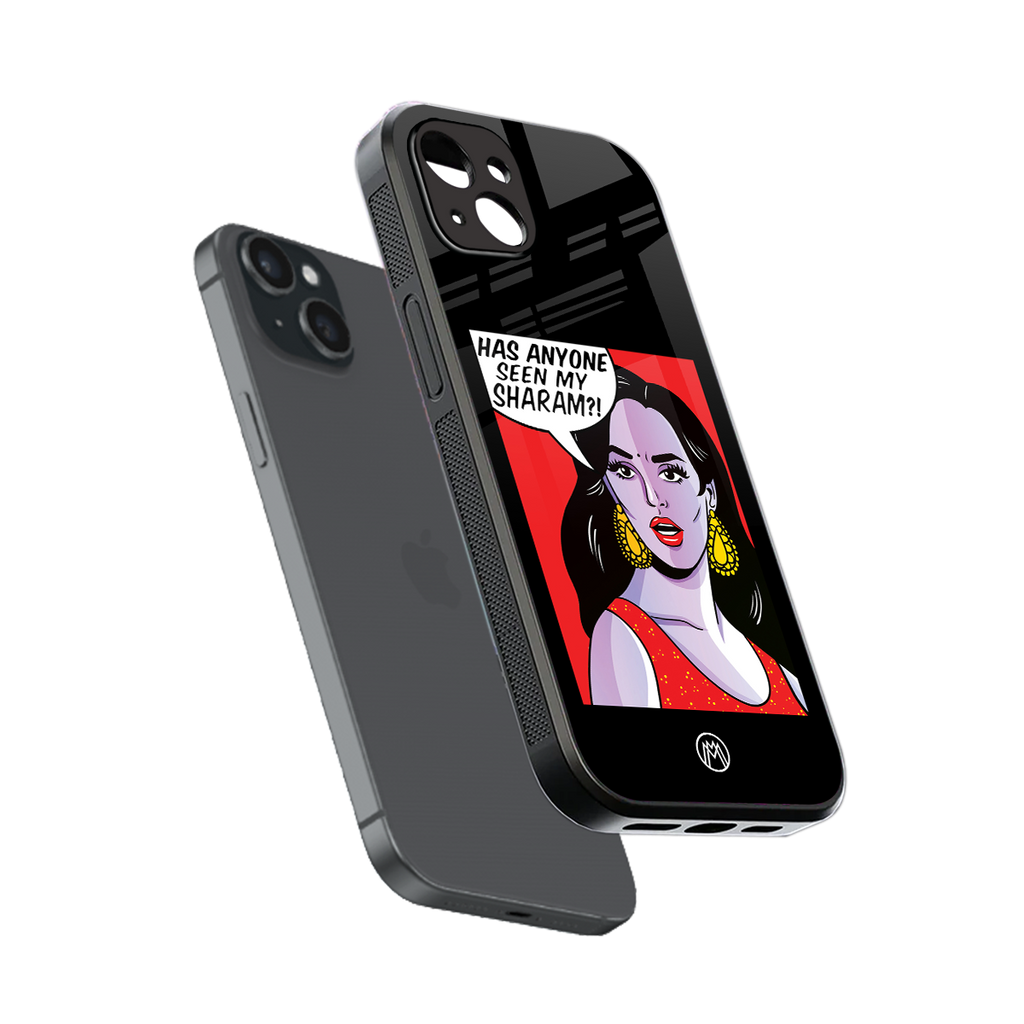 has anyone seen my sharam back phone cover | glass case for iphone 15 plus