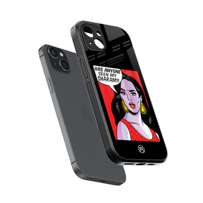 has anyone seen my sharam back phone cover | glass case for iphone 14 plus