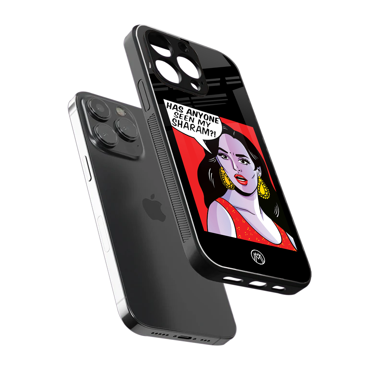 has anyone seen my sharam back phone cover | glass case for iphone 14 pro max