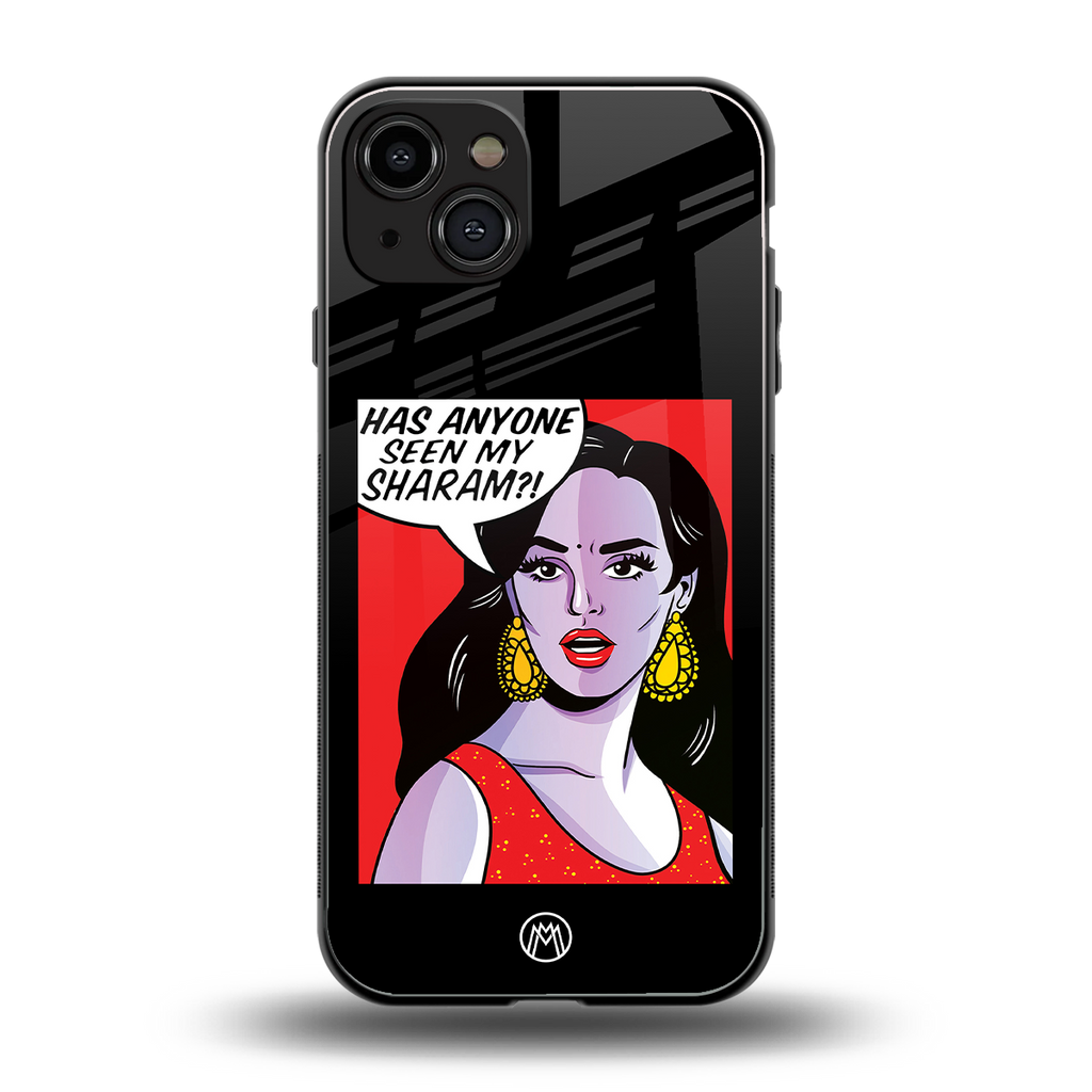 has anyone seen my sharam back phone cover | glass case for iphone 15