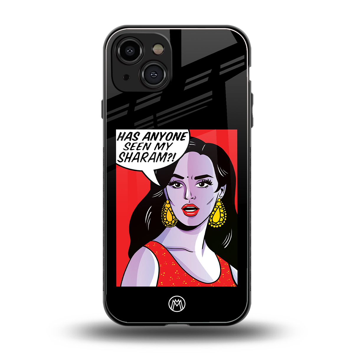 has anyone seen my sharam back phone cover | glass case for iphone 15
