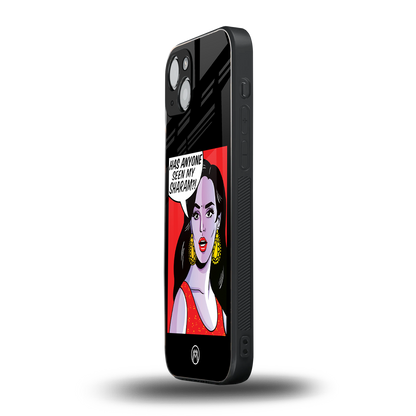 has anyone seen my sharam back phone cover | glass case for iphone 14