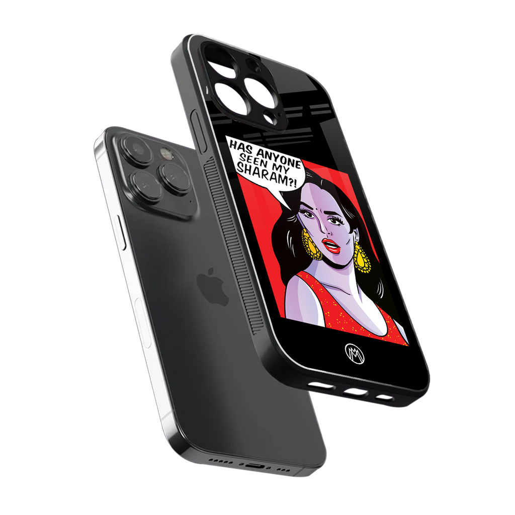 has anyone seen my sharam back phone cover | glass case for iphone 14 pro