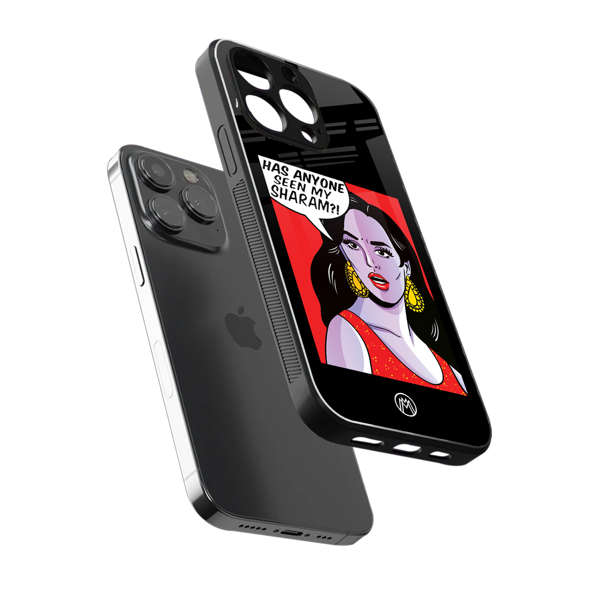 has anyone seen my sharam back phone cover | glass case for iphone 14 pro
