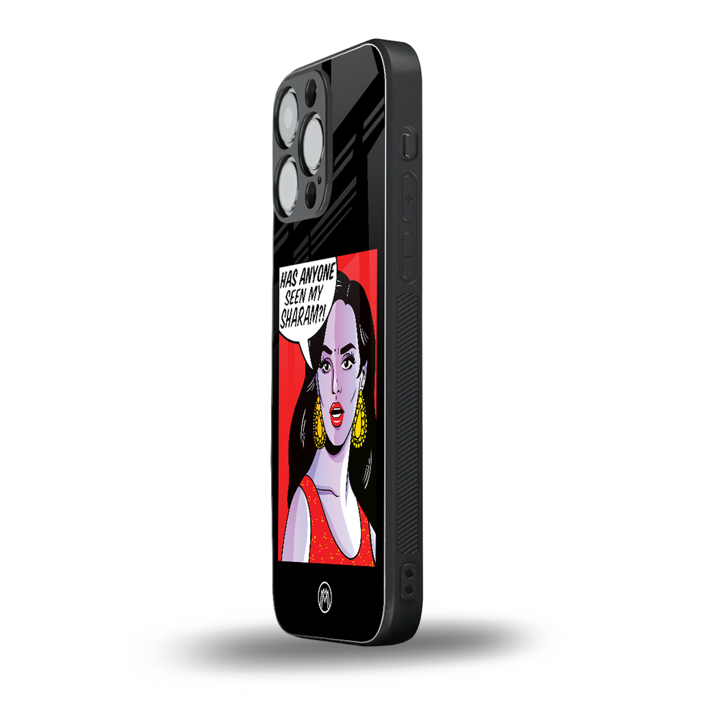 has anyone seen my sharam back phone cover | glass case for iphone 16 pro max