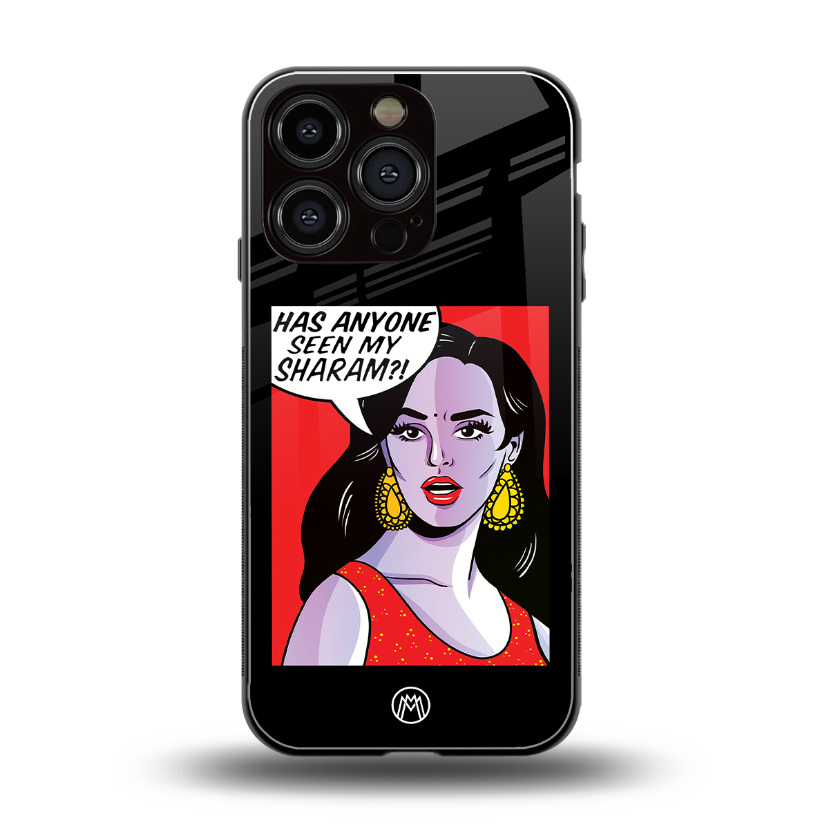 has anyone seen my sharam back phone cover | glass case for iphone 16 pro