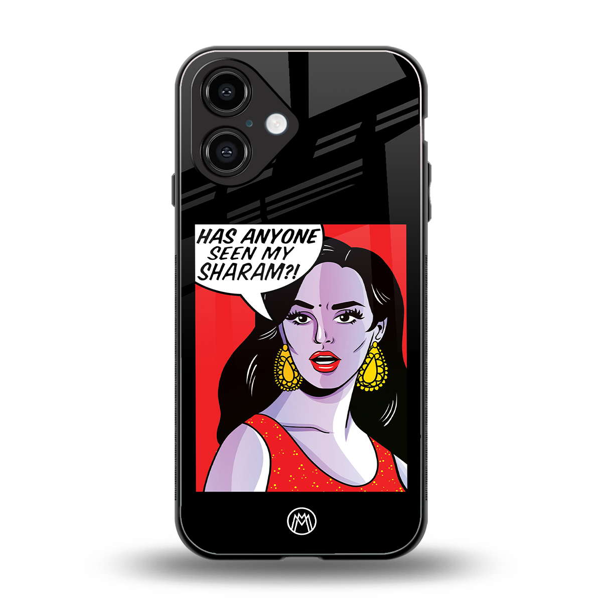 has anyone seen my sharam back phone cover | glass case for iphone 16