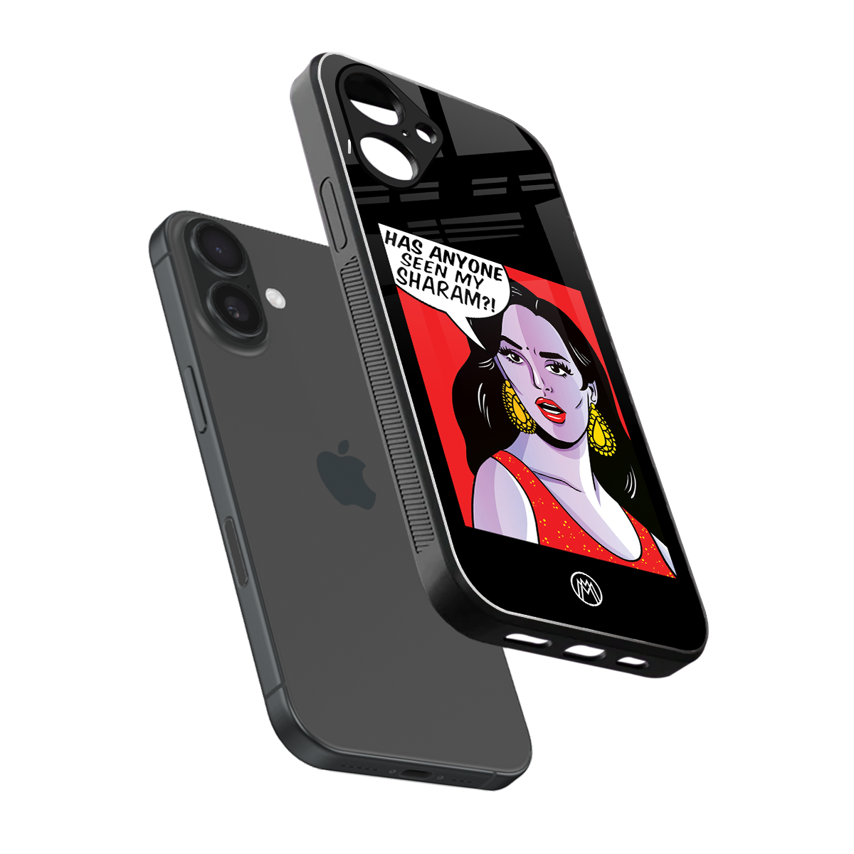 has anyone seen my sharam back phone cover | glass case for iphone 16