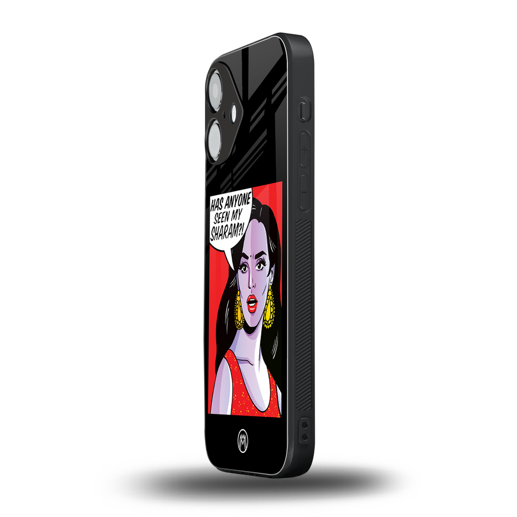 has anyone seen my sharam back phone cover | glass case for iphone 16