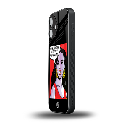has anyone seen my sharam back phone cover | glass case for iphone 16