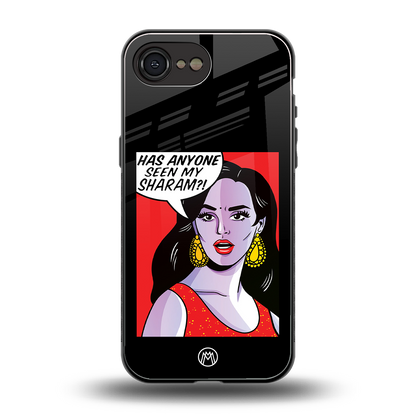has anyone seen my sharam back phone cover | glass case for iphone 16e