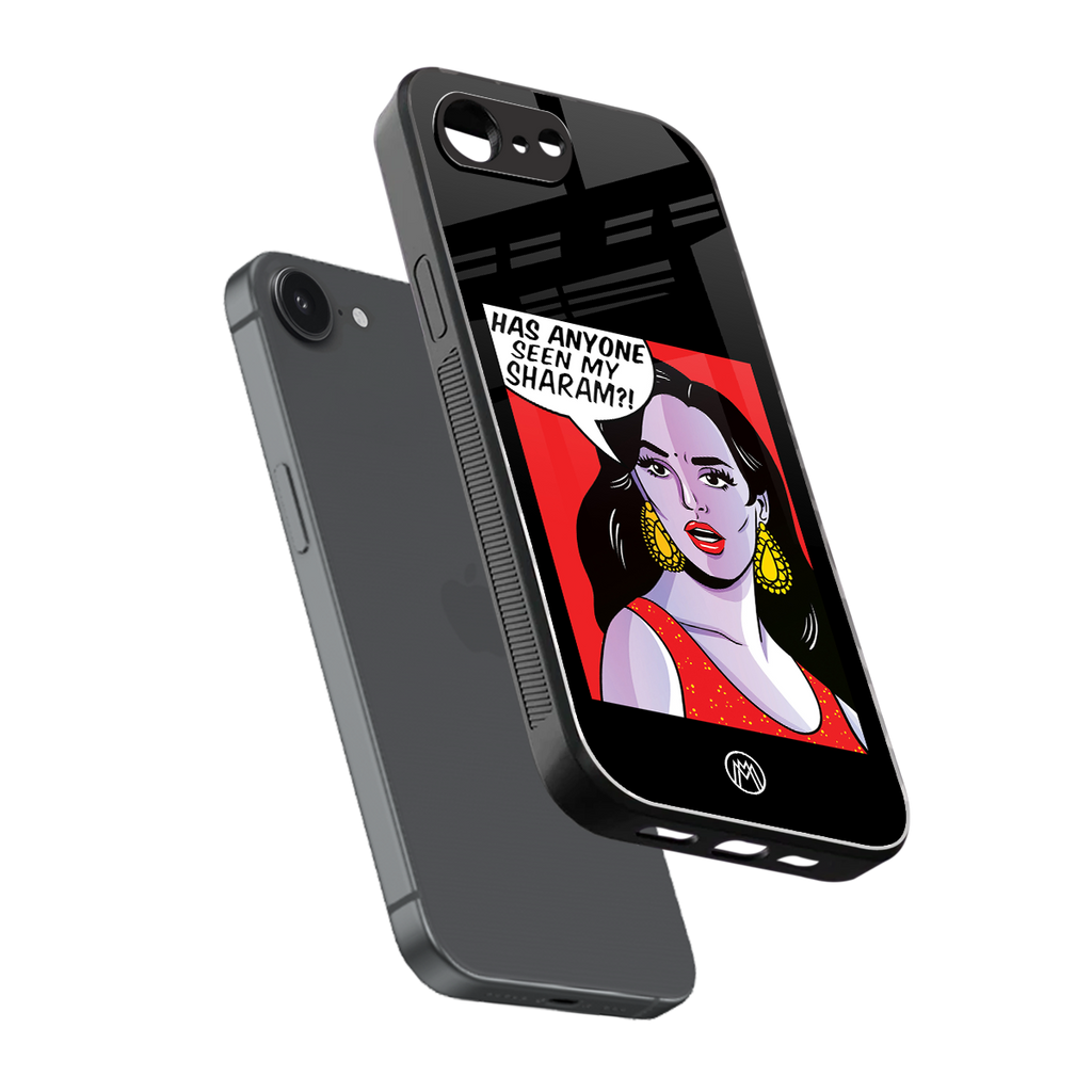 has anyone seen my sharam back phone cover | glass case for iphone 16e